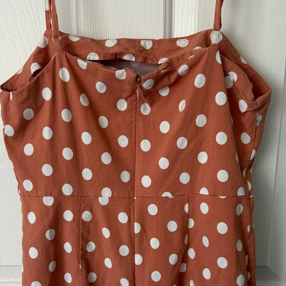 Polka Dot Spaghetti Strap Dress (L) - Picture 5 of 5